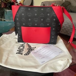 MCM Medium Klara Visetos Hobo Bag